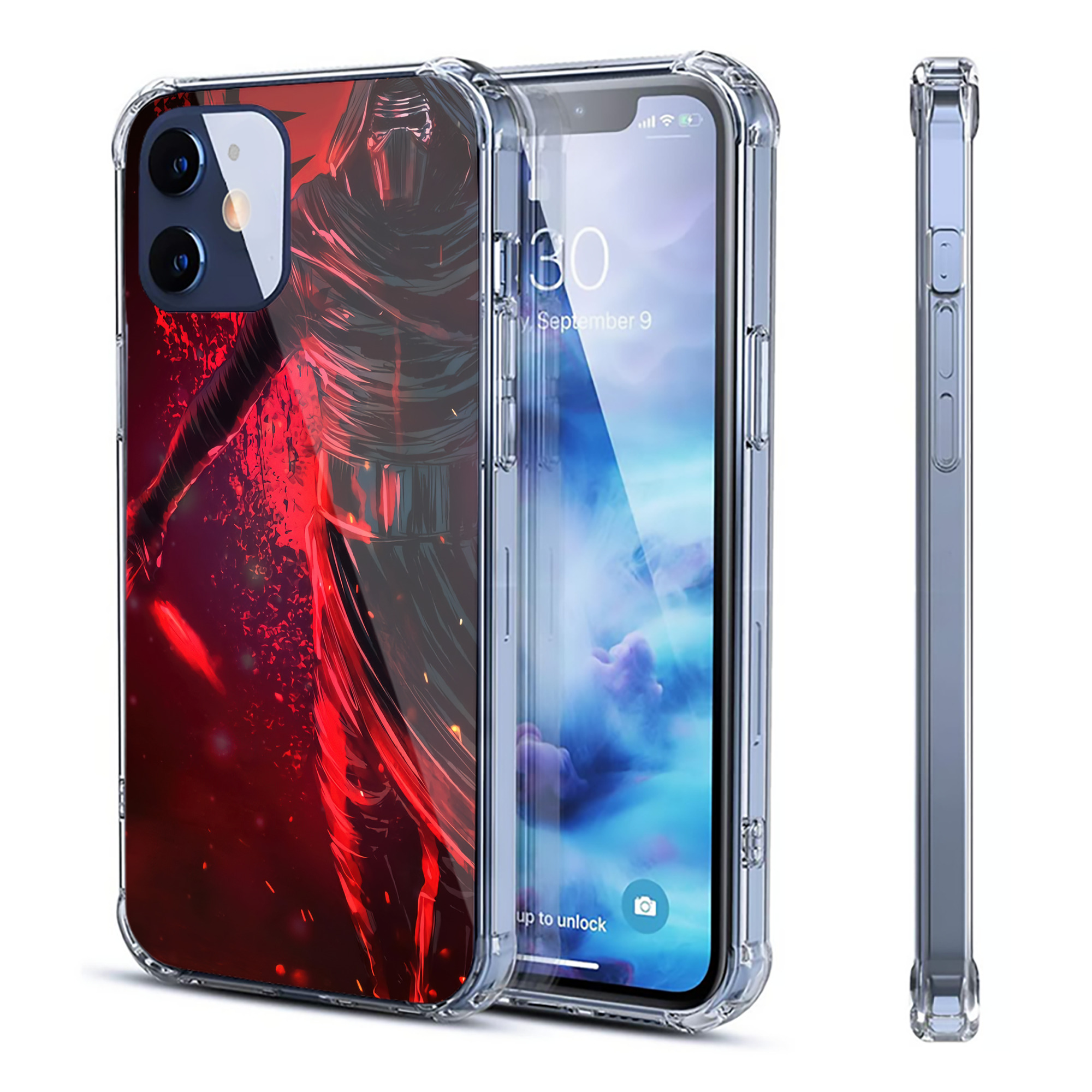 （画像用） スター・ウォーズ Star Wars 【iPhone 12シリーズ対応】透明スマホケース（クリアソフトケース）
